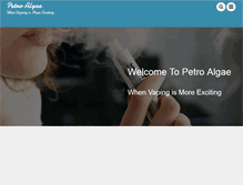 Tablet Screenshot of petroalgae.com